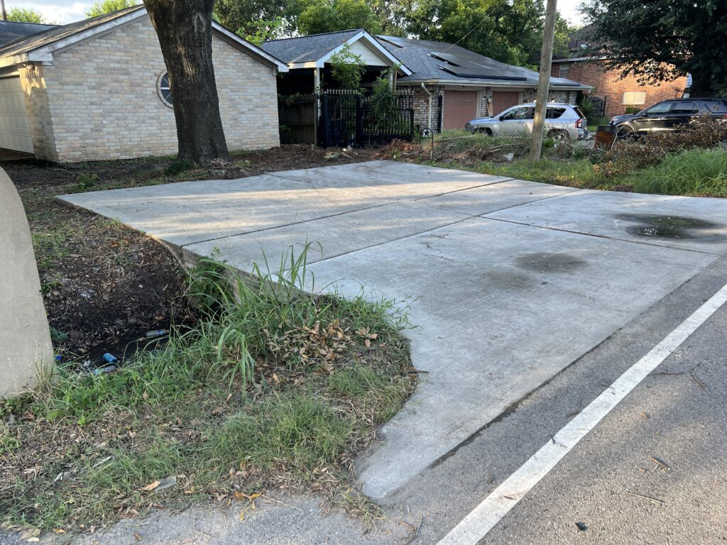 This image shows the RV parking space.